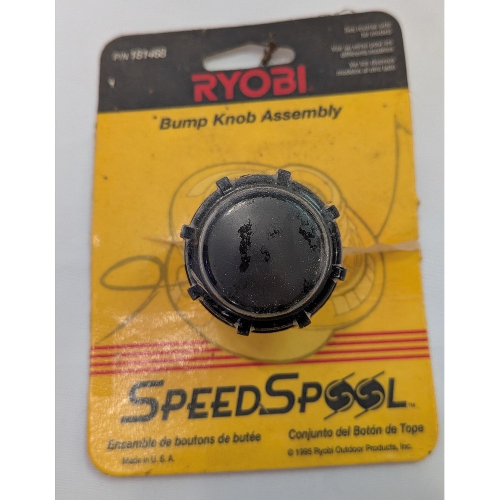 Ryobi Bump Knob Assembly SpeedSpool Black New 181468 105r 132r 725r 775r CS725r